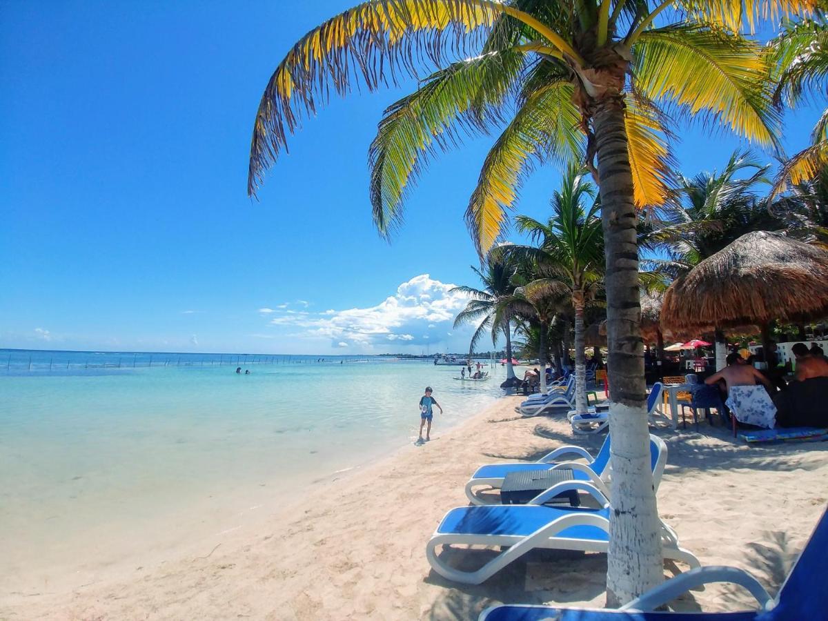El Fuerte Beach Apartments Mahahual Esterno foto