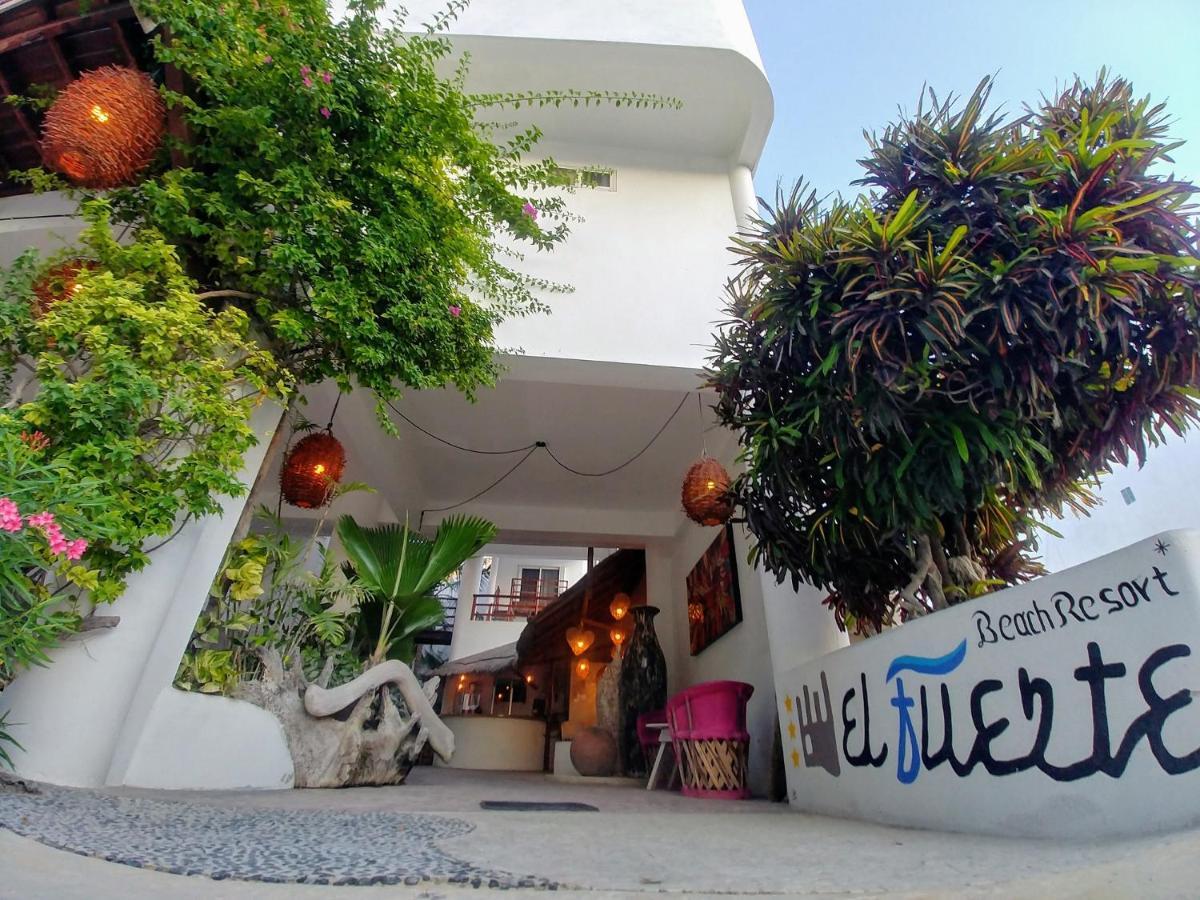 El Fuerte Beach Apartments Mahahual Esterno foto