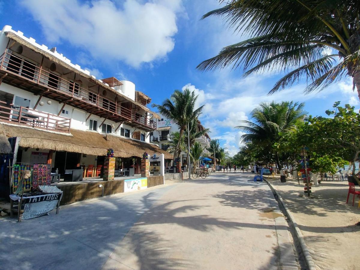 El Fuerte Beach Apartments Mahahual Esterno foto