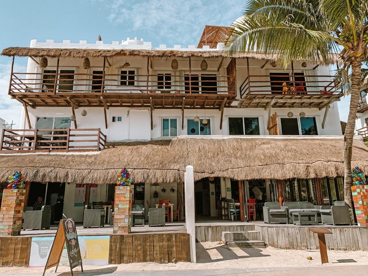 El Fuerte Beach Apartments Mahahual Esterno foto