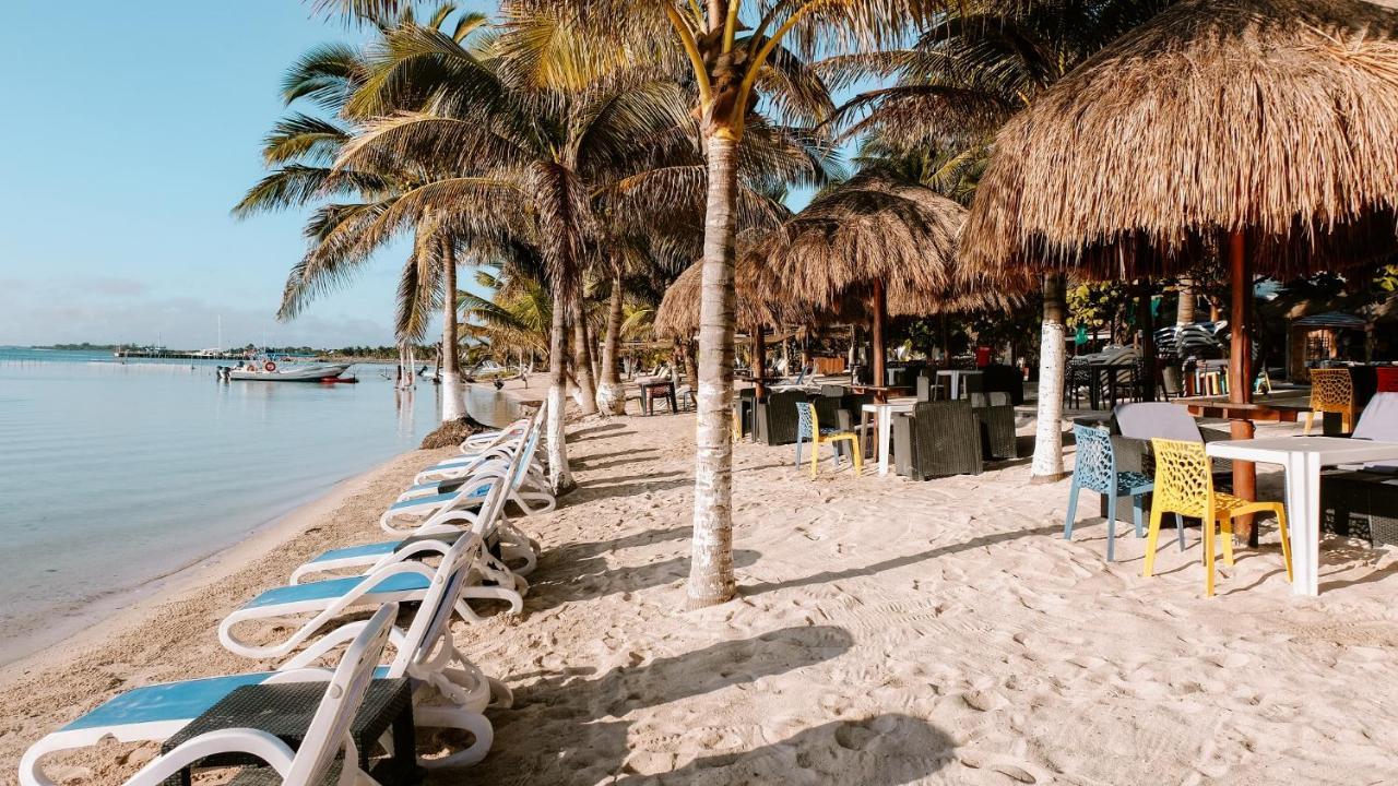 El Fuerte Beach Apartments Mahahual Esterno foto