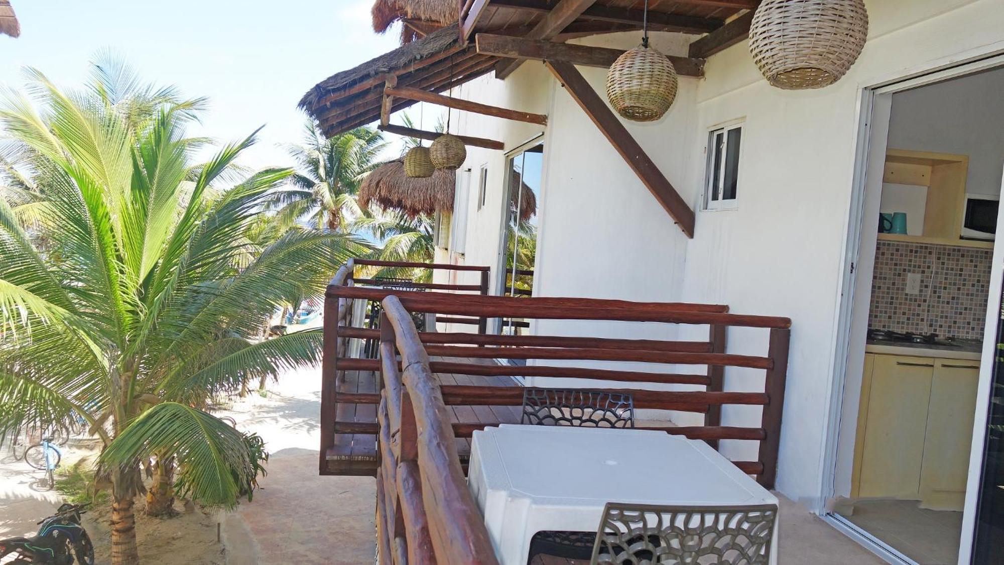El Fuerte Beach Apartments Mahahual Camera foto