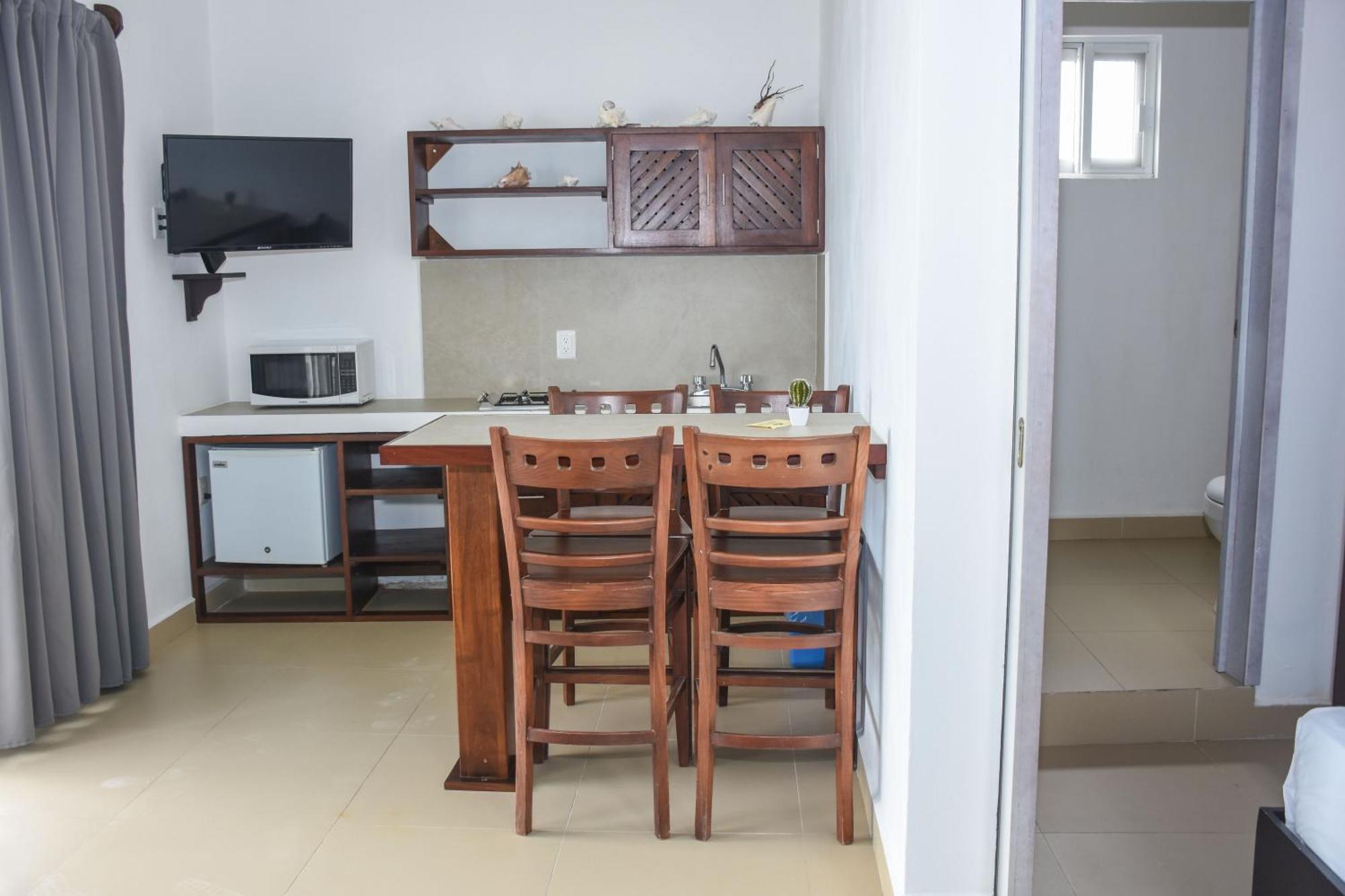 El Fuerte Beach Apartments Mahahual Esterno foto
